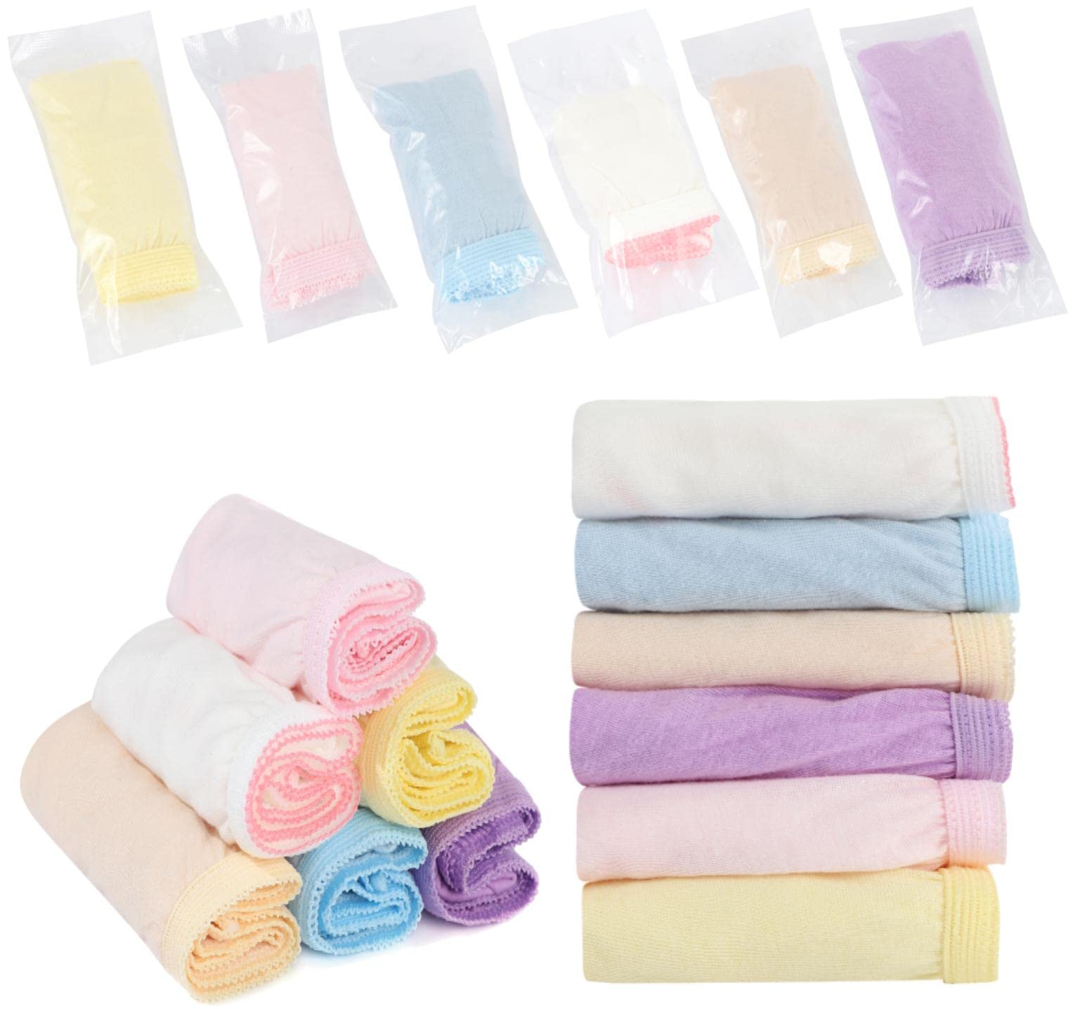 fogman 使い捨てパンツ コットン 綿100% 個包装 入院 ショーツ M～XXXL 6枚セット (XXL)商品画像