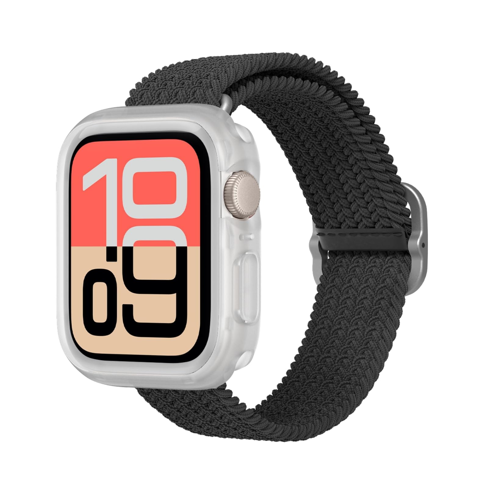 RHINOSHIELD Bumper Case Compatible with Apple Watch SE 3 / SE 2 / SE/Series 6/5 / 4 (44mm) | Slim Protective Case, Lightweight and Shock Absorbent - Transparent