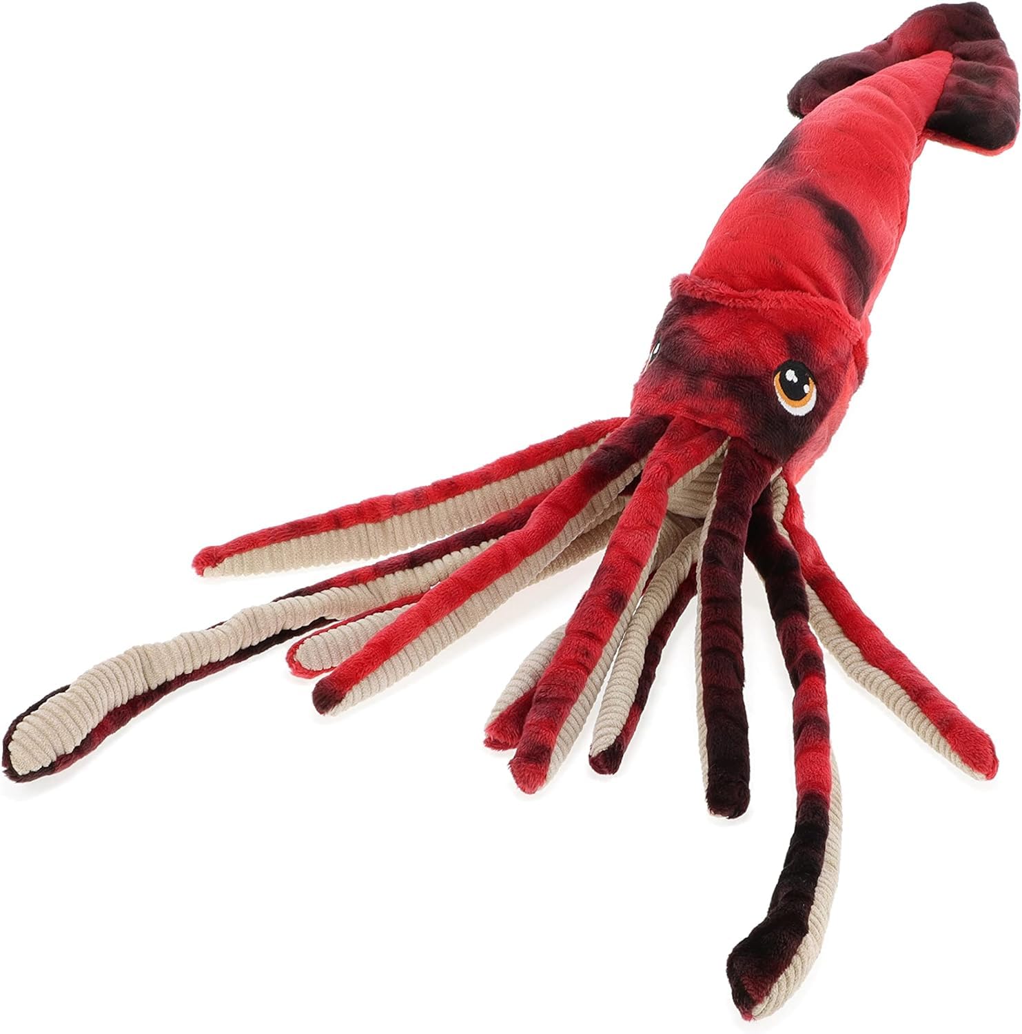 Deluxe Paws 100% Recycled Plush Eco Sealife Toys (25cm Squid)