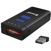 Eyoyo Mini EY2877 1D CCD UPC Portable Bluetooth Barcode Scanner Wireless | Handheld USB CMOS Bar Code Reader, Compatible with POS, iPad, iPhone, Android Phones, iOS, For Store, Book, Library Inventory