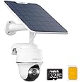 REOLINK 4K LTE Cellular Security Camera Wireless Outdoor, No WiFi, 3G/4G LTE, Solar Powered, SIM Card+32GB SD Card Included, Color Night Vision, Local/Cloud Storage, Go PT Ultra+SP, Updated Version