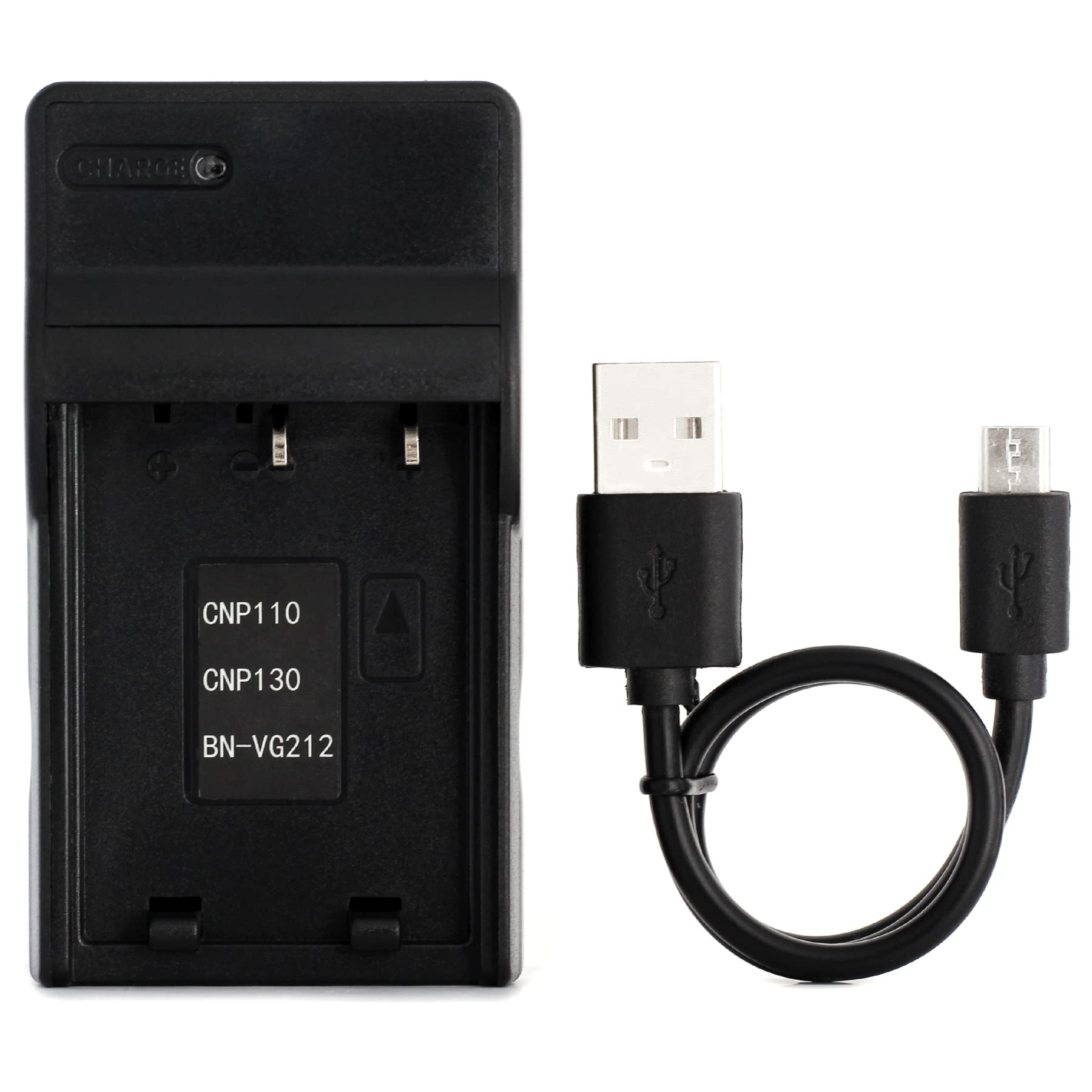 Norifon NP-110 USB Charger for Casio Exilim EX-FC200S, EX-Z3000, EX-ZR10, EX-ZR15, EX-ZR20, Exilim Zoom EX-Z2000, EX-Z2200, EX-Z2300 Camera and More