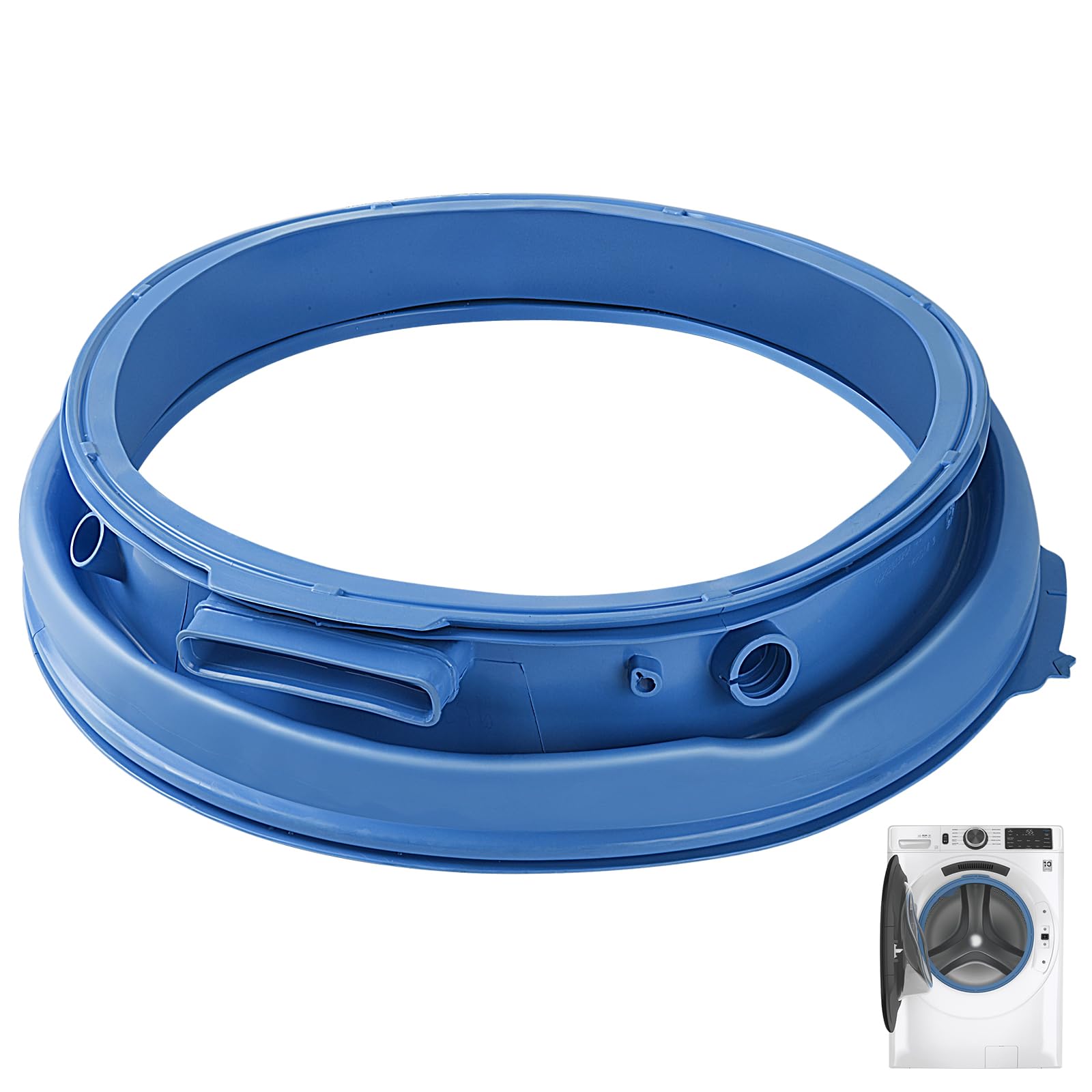 Photo 1 of WH05X29521 Washer Door Gasket Seal for GE Washing Machine, Replacement Part 4978358 AP6983548 PS12743602 EAP12743602