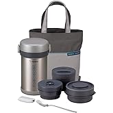 Zojirushi SL-NCE09 Stainless Ms. Bento Steel Vacuum Lunch Jar, 28.5-Ounce