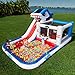Blast Zone Shark Park 19x11 Inflatable Water Park Bouncer - Blower - Climbing Wall - Slide - Splash Area - Huge