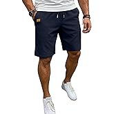 Sailwind Men's Casual 7" Shorts Elastic Waist Drawstring Summer Twill Golf Short