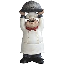 StealStreet Chef Holding A – Figura De Botella De Vino, 8 Pulgadas