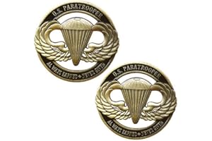 WOERDA Commemorative Coin American Paratrooper Challenge Coin US Hollow Collection Souvenir