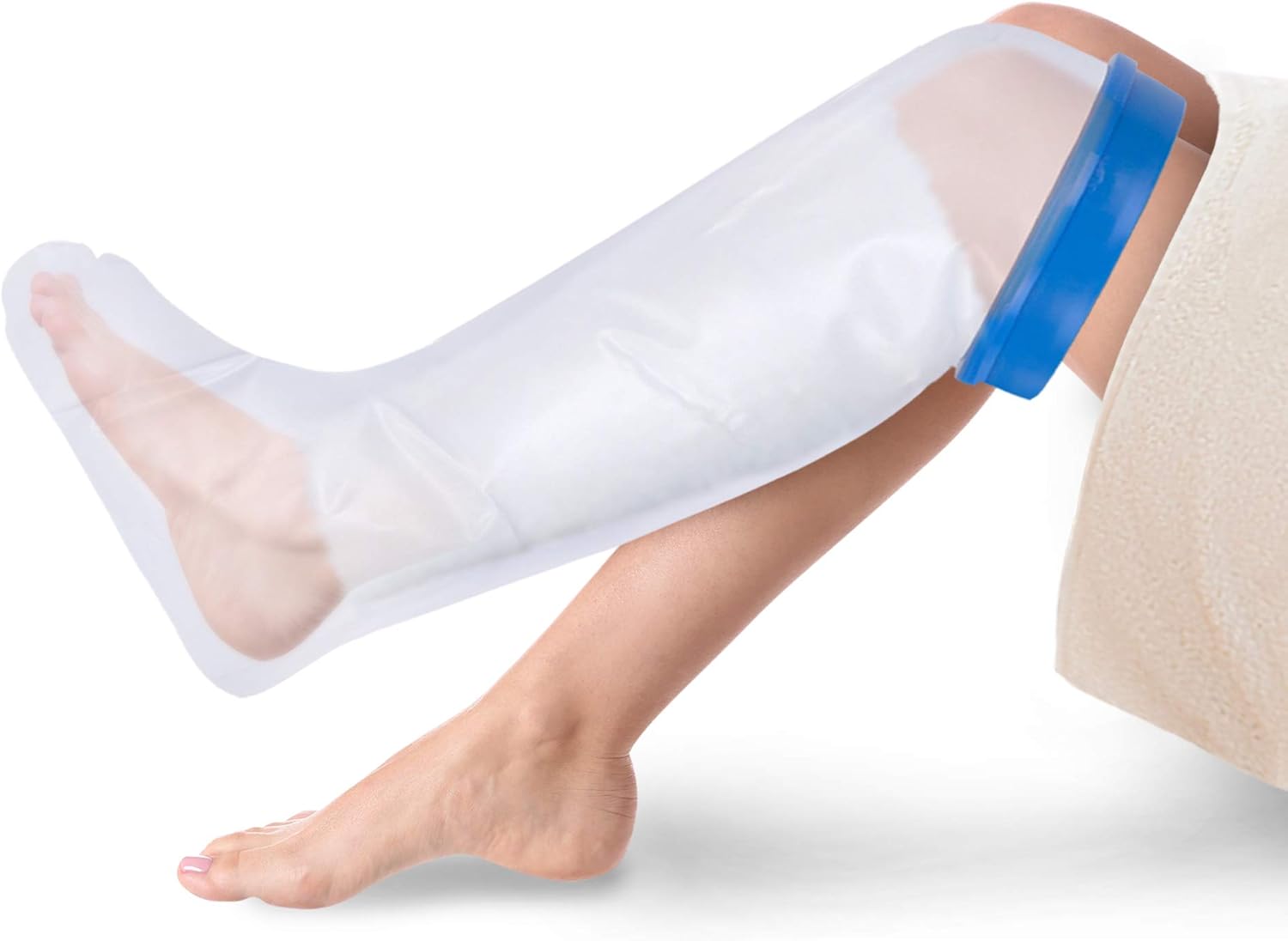 Waterproof Cast Cover For Shower & Bath Kids Legs. Reusable, 100