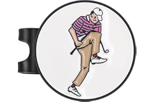 ZZHAO Golf Ball Marker with Magnetic Hat Clip, Funny Golf Accessories, Golf Gifts for Men 25 MM