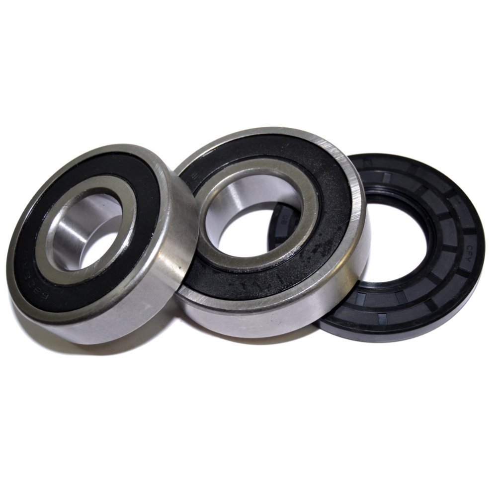 HQRP Bearing and Seal Kit for Frigidaire FTF530ES1 FTF530FS0 FTF530FS1 FTF530FS2 FTF530FS3 FTF530FS4 Front Load Washing Machine Washer Tub + HQRP Coaster