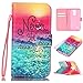 LG K7 Case Tribute 5 Case,LG K8 Case Escape 3 Case Phoenix 2 Case,Easylife PU Leather Wallet Case Flip Folio Stand With ID Credit Card Slots Lanyard Protective Cover For LG Treasure LTE(Dreamcatcher)