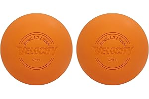 Velocity Lacrosse Balls - 1, 2, 3, 6, 12, 18, 24, 36, 60 and 120 Packs - for Practice, Official NFHS and College Approved Size