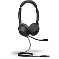 Jabra Evolve2 30 SE Wired Stereo Noise-Cancelling Headset - Features 2-Microphone Call Technology and USB-A Cable - MS Teams Certified, Works with All Other Platforms - Black