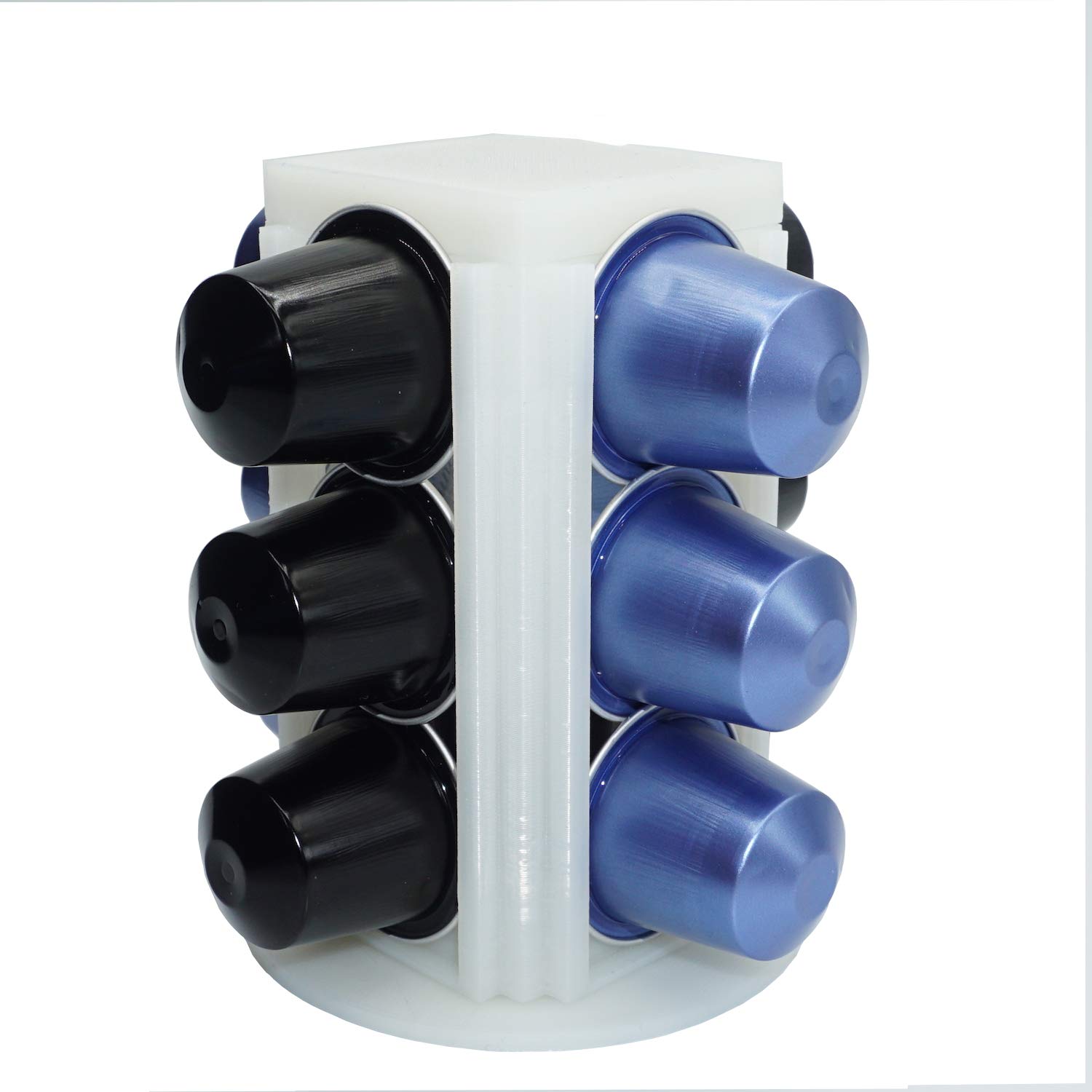 Blau 12er Classic 3f3d Premium Nespresso Kaffee Kapsel Drehbarer Halter Halterung Stander Kapselhalter Pod Kapselstander 23 Farben 5 Grossen Classic Edition Kuche Haushalt Wohnen Kapselstander