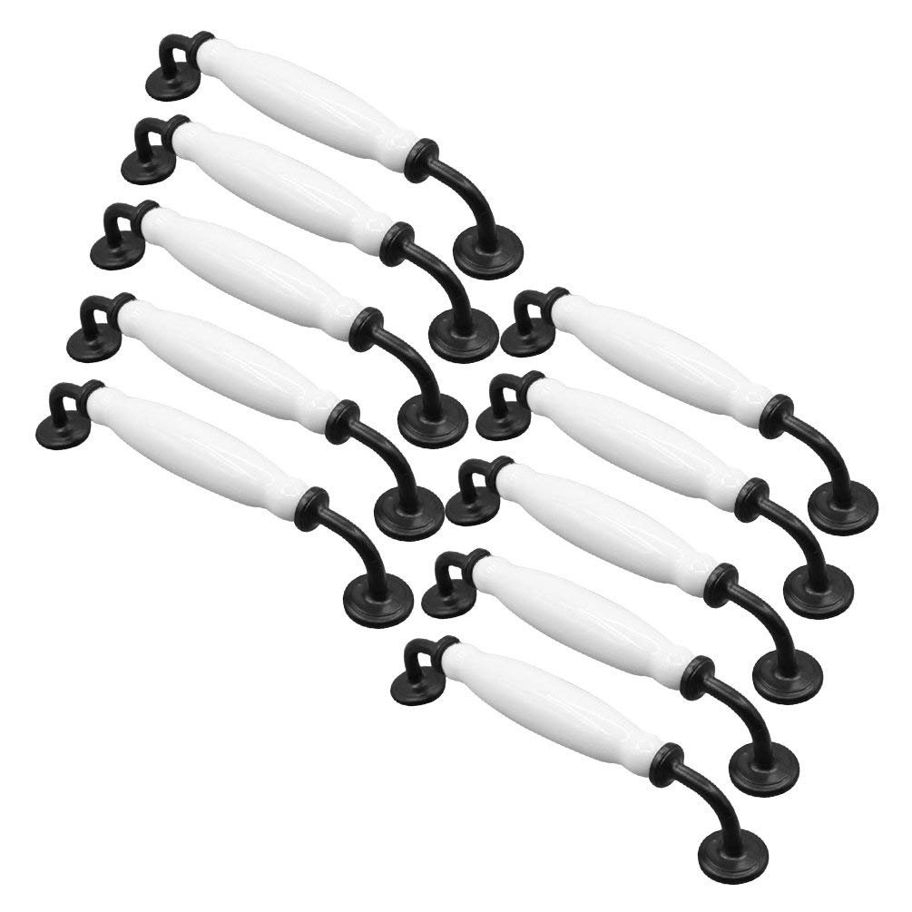 Ebeta 10 x Arc Handles Door Knobs and Drawer Knobs Cabinet Handles Furniture Handle (Drilling Distance 160 mm)