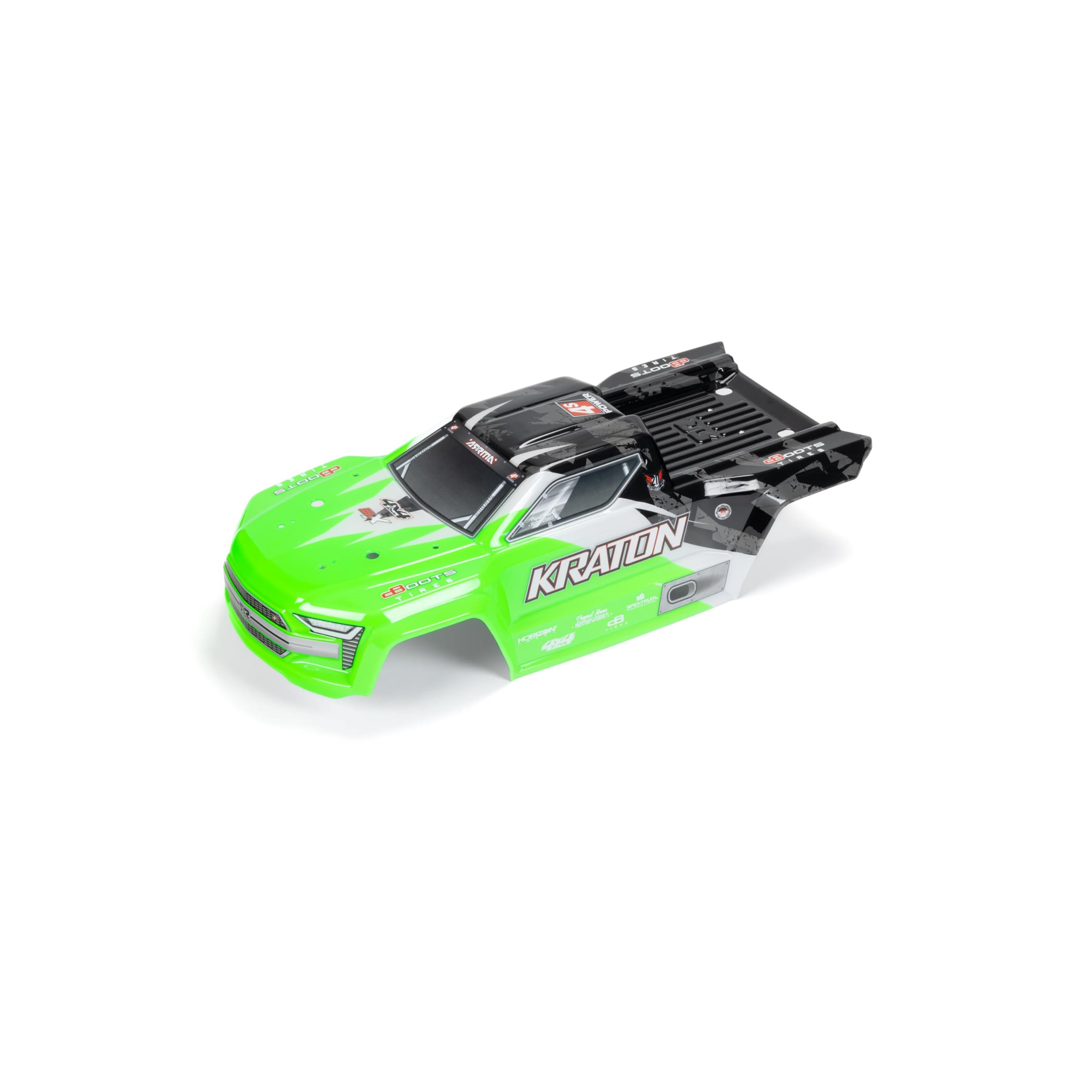 ARRMA Kraton 4×4 BLX Painted Decaled Trimmed Body (Green/Black), ARA402359