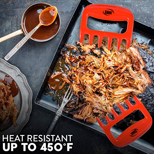 Kaluns Meat Claws, Best Meat and Pulled Pork Shredder Easily Lift, Handle, Pull, Cut, and Shred Meat - Ultra-Sharp Plastic Blades - Heat Resistant, BPA Free, FDA Approved, Dishwasher Safe