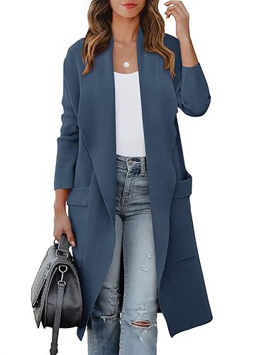 ANRABESS Women's Long Cardigan Sweater 2025 Fall Fashion Casual