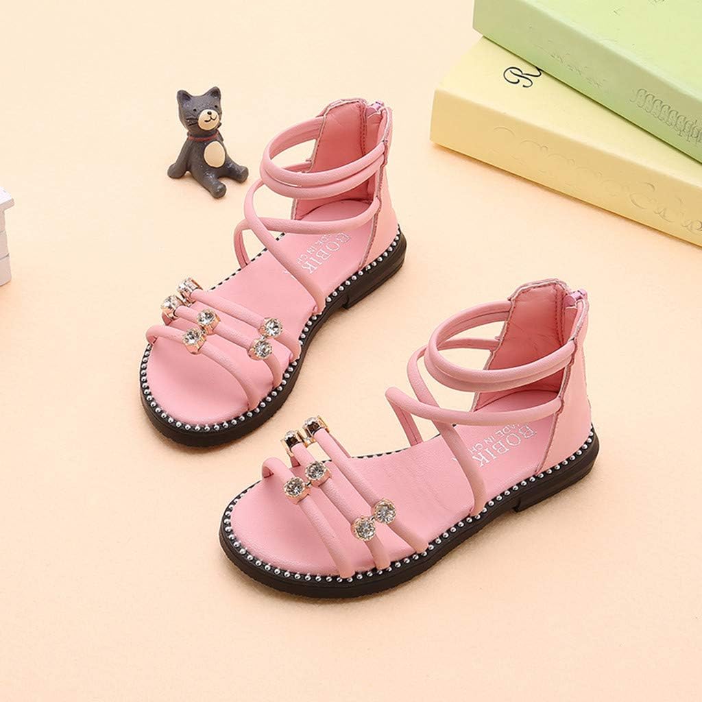 Winjin Sandales Pour Enfants Filles Spartiates Filles Chaussures De Plage Mixte Enfants Peep Toes Sandales Bout Ouvert Bebe Fille Chaussures De Princesse Pour 0 A 15 Ans Children Kids Girls Sandales Chaussures