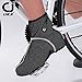 Techway Thermal Warm Fleece Cycling Waterproof Windproof Shoes Cover Bicycle Overshoes (XL Size 9-10)