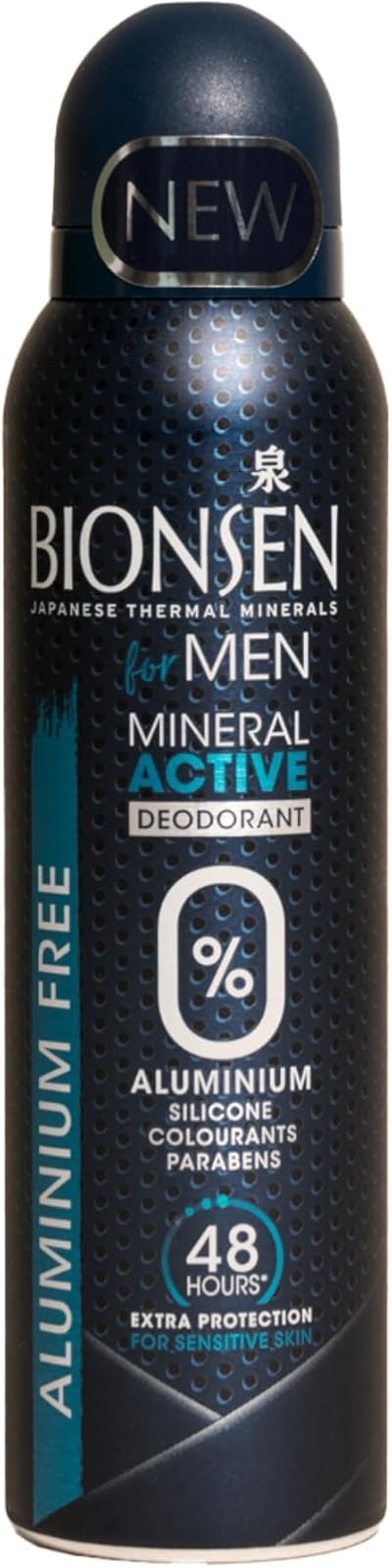 Bionsen Mineral Active Deodorant for Men 150ml 48H Japanese Minerals