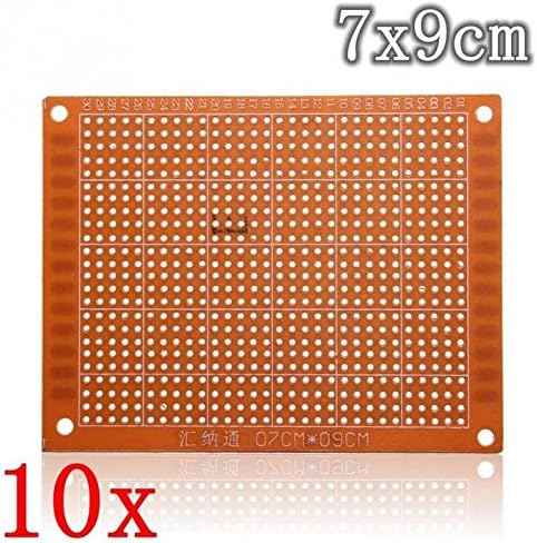 Single Night 10pcs Veroboard Stripboard PCB Price Protoboard Circuit Board PCB Prototype PCB Board 7x9cm Single Side Copper PCB Plate
