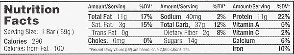 GOMACRO MACROBAR PB CHOC CHIP 2.4OZ