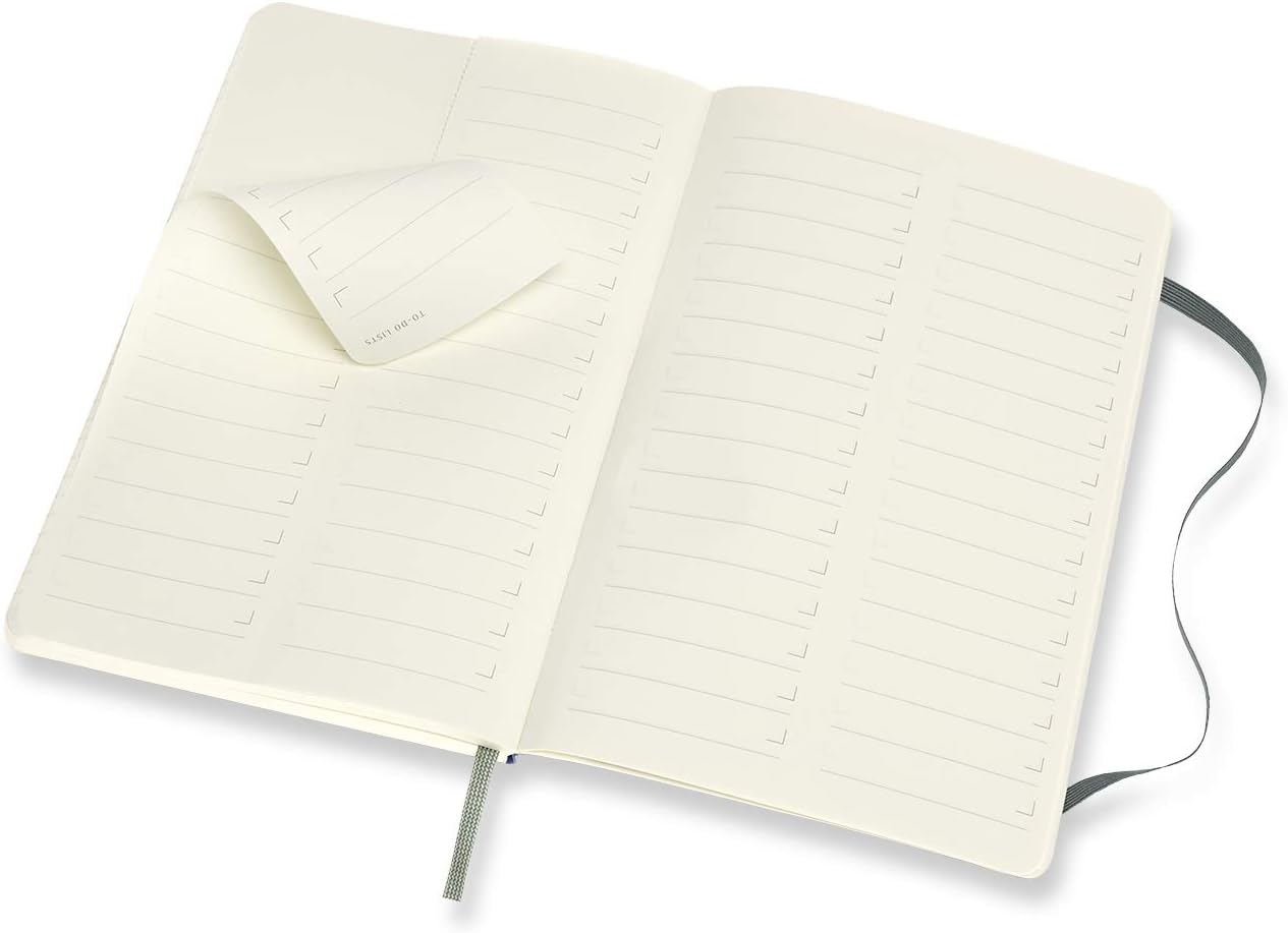Moleskine Pro Notebook for the Office Soft Cover With Elastic Closure, Organized Layout With 8 Detachable Sheets - Image 4