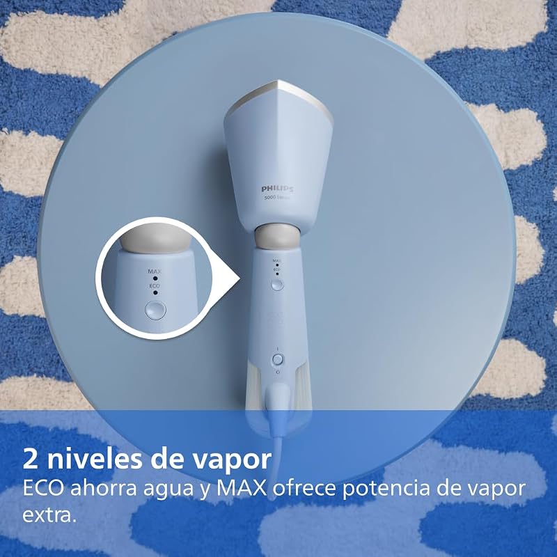 5000 Vaporizador Vertical Portátil, 1300 W, 24g/min, Azul