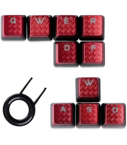Amazon.com: Tai-Hao Rubber Gaming Keycaps ZXCV - Neon Pink
