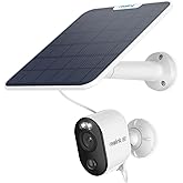REOLINK Argus 3 Ultra, 4K Solar Security Camera, Wireless Outdoor Camera, 6W Adjustable Solar Panel, 2.4/5GHz WiFi, 8MP Color
