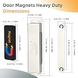 Jiayi Magnetic Door Catch 2 Pack Heavy Duty 40KG Stainless Steel Cabinet Latch view 2
