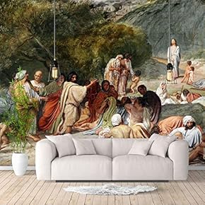 Wall Murals for Bedroom Starry Night by Van Gogh Famous Paintings Large Removable Wallpaper Peel and Stick Wall Stickers - 66x96 inches