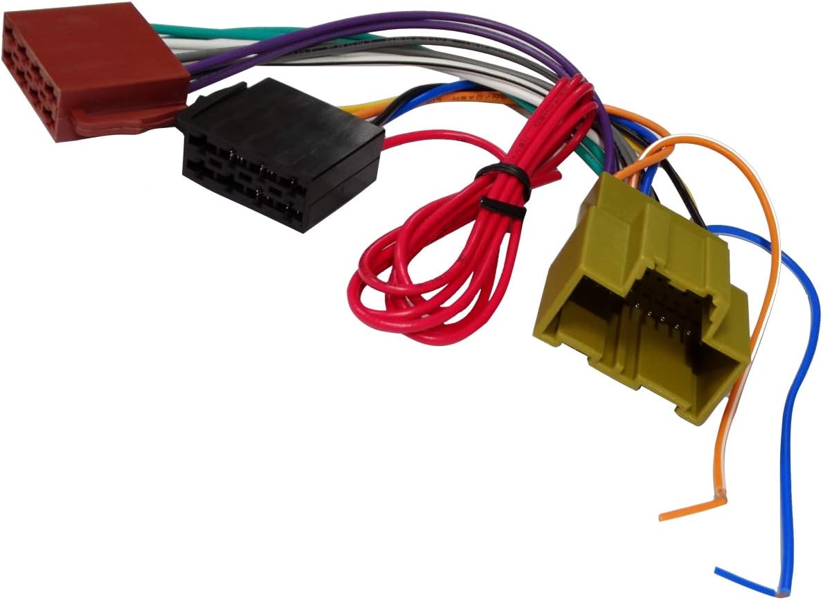 AERZETIX Cable adapter harness plug ISO for car radio. Allows you to