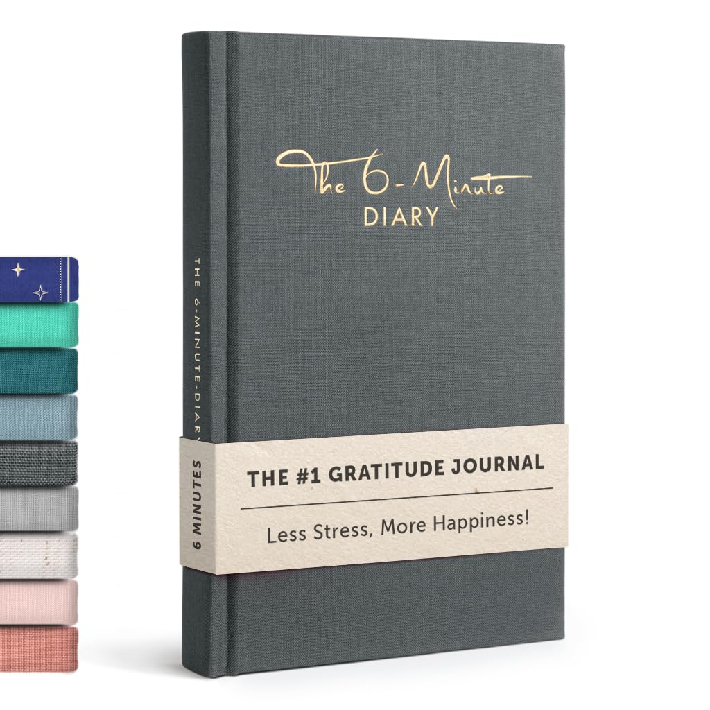 6-Minute Diary – 3-Million-Copy Bestseller Gratitude Journal for Men & Women – Guided Mental Health Journal Based on Positive Psychology – Daily Manifestation Journal for Self-Care & Mindfulness