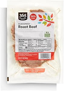 365 by Whole Foods Market Sliced Roast Beef, 5 OZ