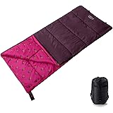 Pacific Pass 50F Synthetic Sleeping Bag with Compression Stuff Sack - Kids Size