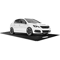 Loninak Garage Floor Mat 7'9"x16' Garage Containment Mat for All Seasons Heavy Duty Non-Slip Protection from Water,Snow,Rain,