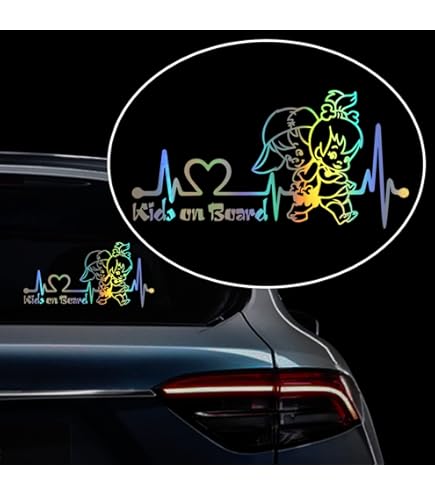 Adesivo Auto Divertente JDM – The Hard Baby Up In This Bitch – Decal In Vinile Per Auto, Laptop, Lunotto, 127x127 Mm