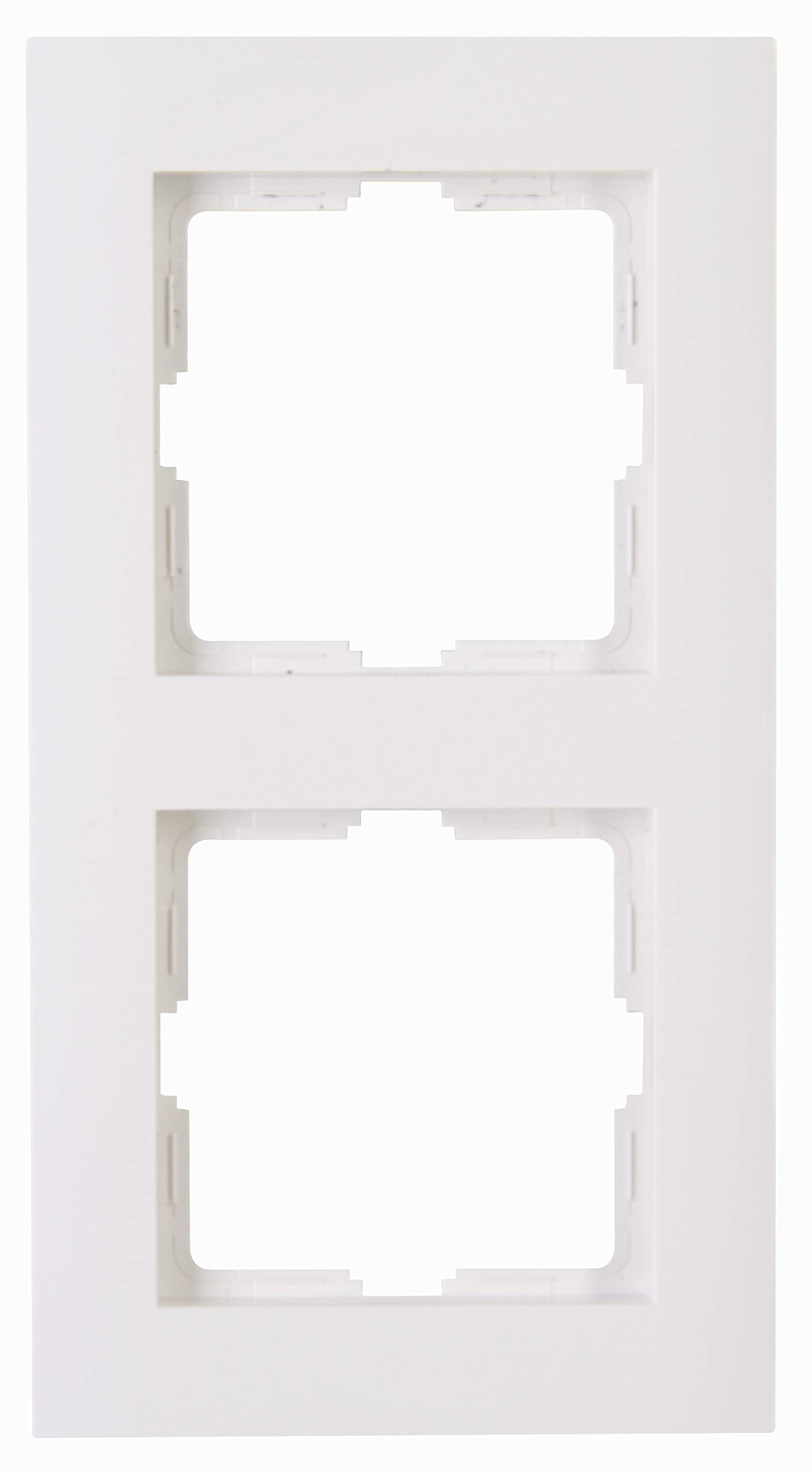 Kopp Unterputz-Feuchtraum Athenis 402629081 Flush-Mounted Wet Room Double Frame Pure White, 2-fach