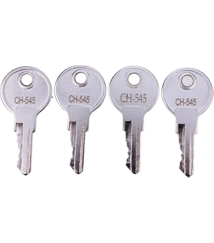 Tool Box Lock Replacement Keys CH504 Pair Of 2 Replaceent Keys For ...