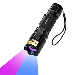 Acisa UV Blacklight Flashlight - 365nm and 395nm