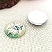 IGOGO 12 PCS Glass Dome Cabochons Half Round Flatback Beautiful Butterfly