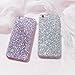 iPhone 8 Plus/ 7 Plus Bling Case Sparkle Ombre Sequins Polka Dot Air Prism Glitter Translucent Soft TPU Flexible Slim 3D Design Case Cover for Apple iPhone 8 Plus/7 Plus(iPhone 8 Plus/7 Plus, Purple)