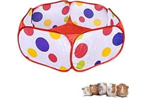 Benepoint Small Animal Playpen, Portable Guinea Pig Playpen Pet Cage Tent, Waterproof Pop-up Open Pet Tent Metal Wire Yard Fe