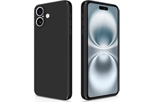 GiiYoon Silicone Case Compatible with iPhone 16, Full Body Silky Soft Touch Phone Case with Camera Protection, Shockproof Cov