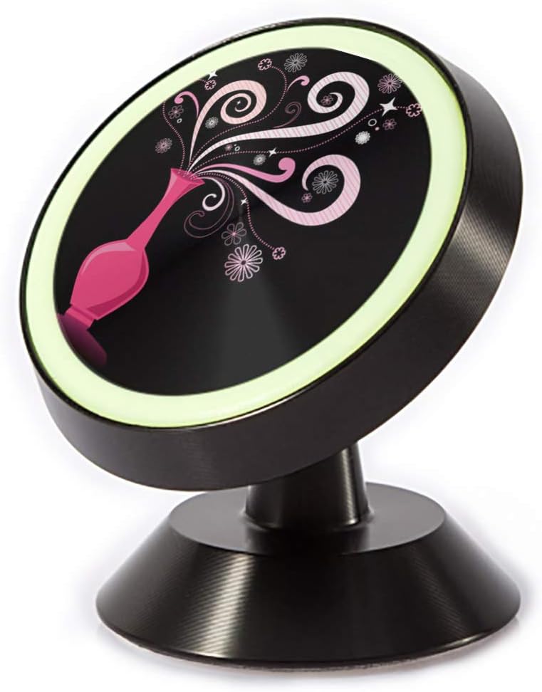 Tinmun Magnetic Phone Car Mount, Genie Bottle Magical Swirls Magic Universal Car Phone Holder for Dashboard