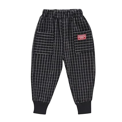 plaid pants loose