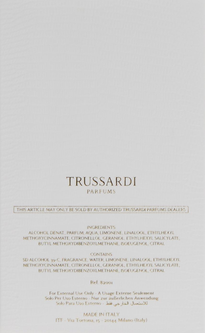 Trussardi 1911 Donna Eau de Parfume Spray for Women 50 ml, Multicoloured, 50 ml (Pack of 1) - Image 4